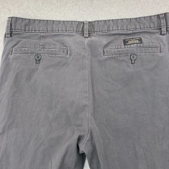Banana Republic Pants Mens 34x30 (actual) Slim Fit Stretch Gray - Picture 14 of 14